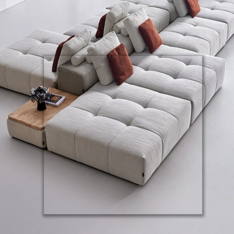 120x120 أريكة مربعة وحدات بازل - SF080
