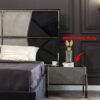 2* طاولات غراي الرمادية بجانب السرير DIVA022-table