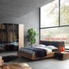 2X موناكو طاولات بجانب السرير Nat001-TABLE