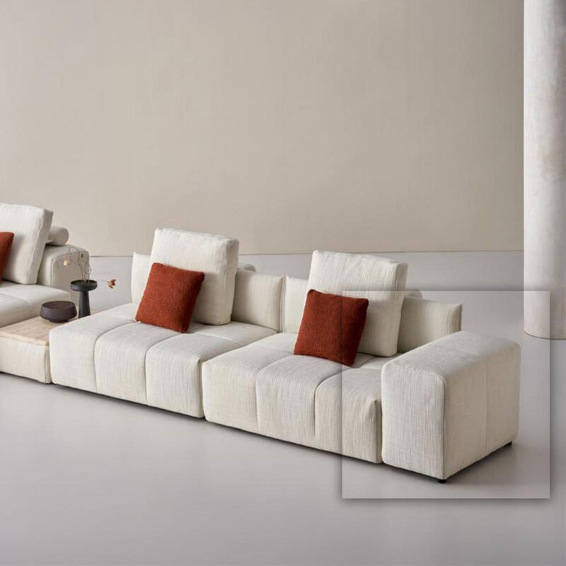 أريكة بزل - مسند ذراع قابل للتحريك 80*40 SF080SAR
