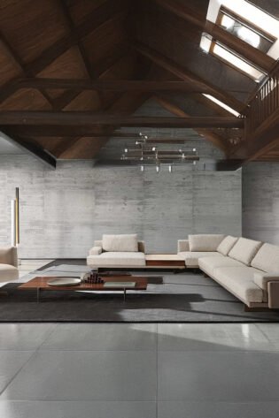 أريكة زاوية إيرا مع وحدة طاولة Era-Sofa