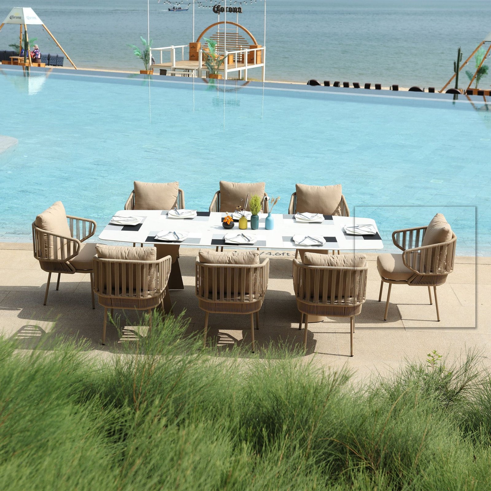 كرسي طعام خارجي من امبريس MYX-DC1040