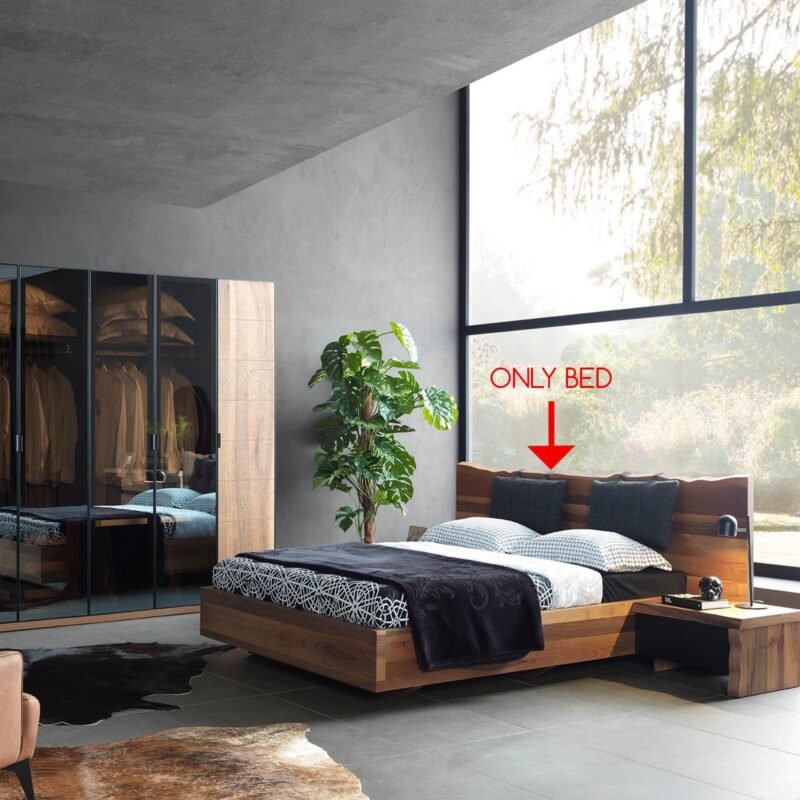 سرير موناكو مع تخزين تحت Nat001-BED